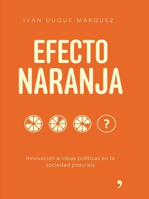 cover image of Efecto naranja